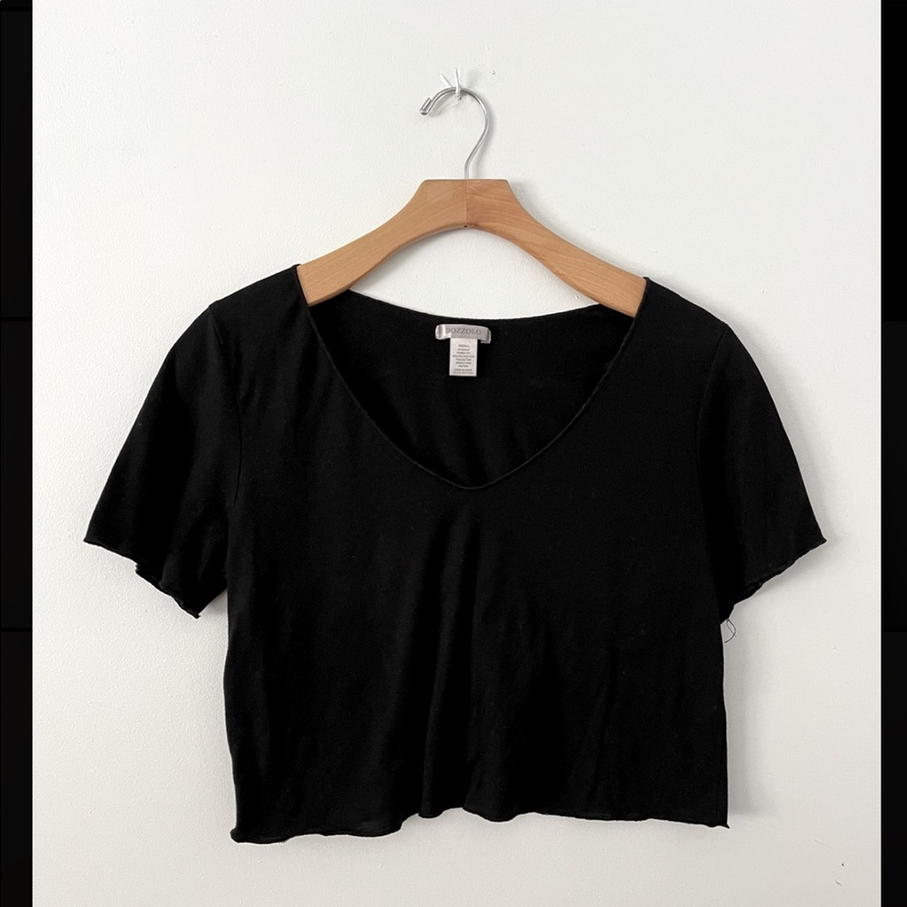 Short Sleeve V Neck